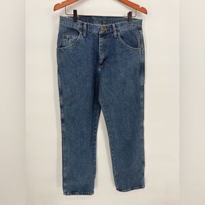 Wrangler Men's Straight Blue Jeans 0042